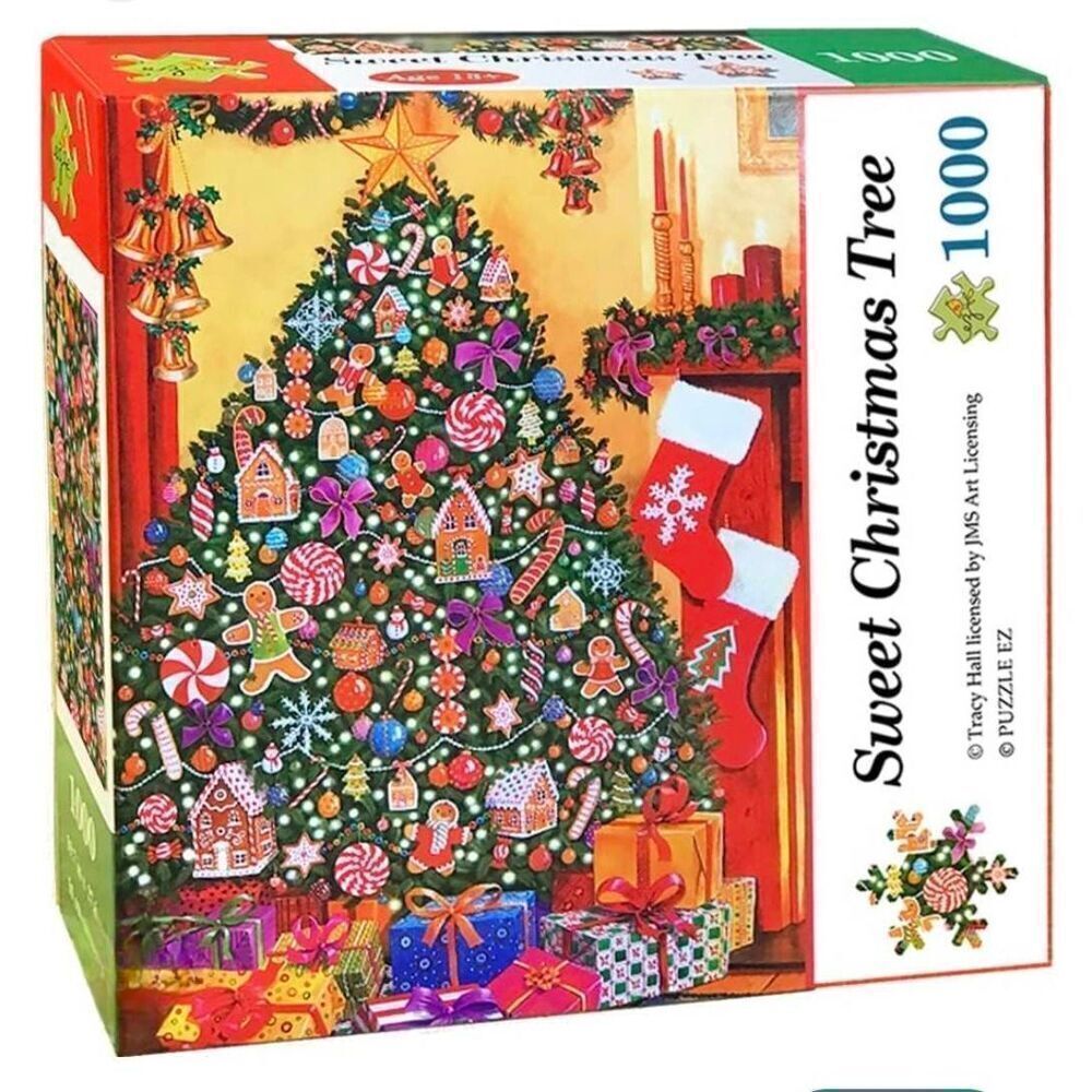 Puzzle EZ Sweet Christmas Tree by Tracy Hall 1000 pc Jigsaw Puzzle
